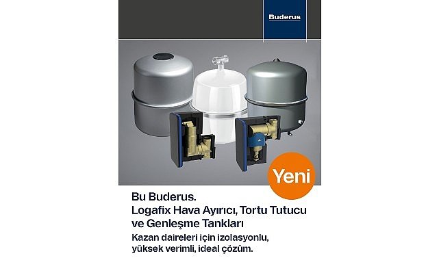 Buderus Isıtma Sistemleri Ürün Gamını Yeni Isıtma Yan Ekipmanları ile Genişletiyor