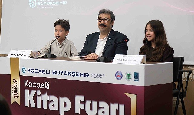 Nisa ve Emir kardeşlerin ikinci eseri Kitap Fuarı’nda